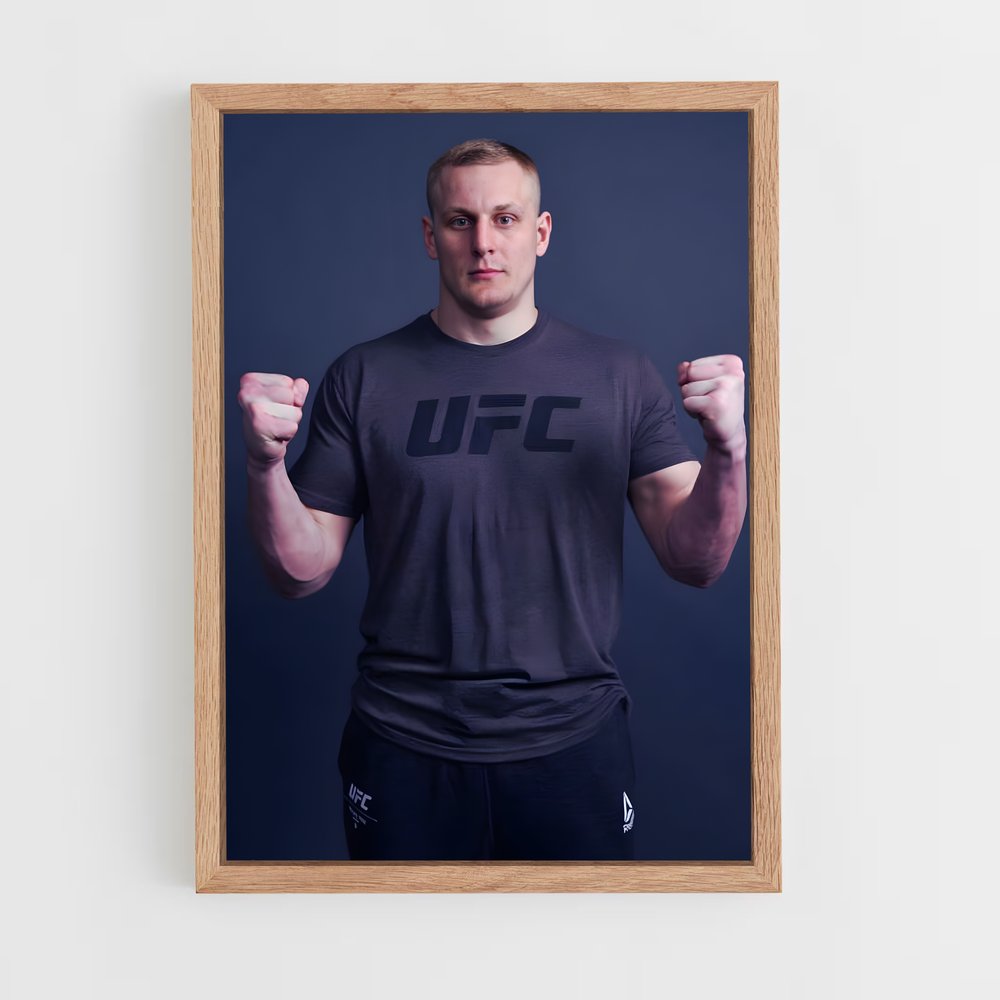 Poster Octogone en Flammes – affiche MMA (vue 4)